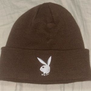 Playboy brown beanie
